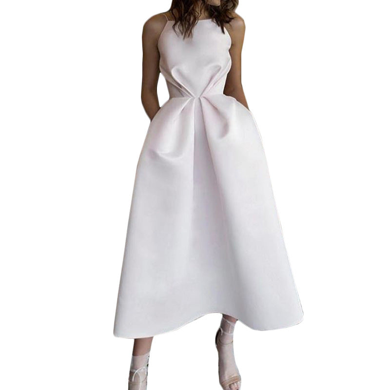 Summer Fashion Dress with Spaghetti Straps (New Arrival)