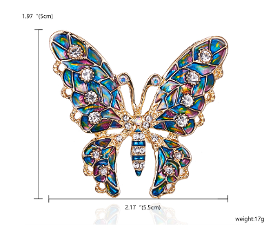 Floral Bird and Butterfly Insect Brooch Collection