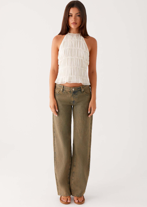 Lace Backless Spaghetti Strap Top