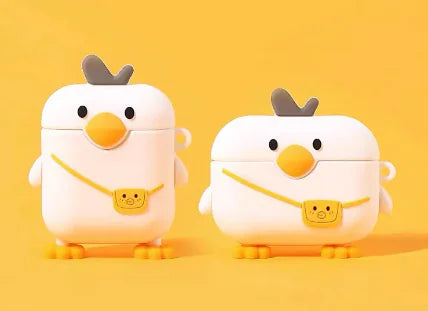 Cute Penguin Silicone AirPods Case for Wireless Earbuds | Accessory