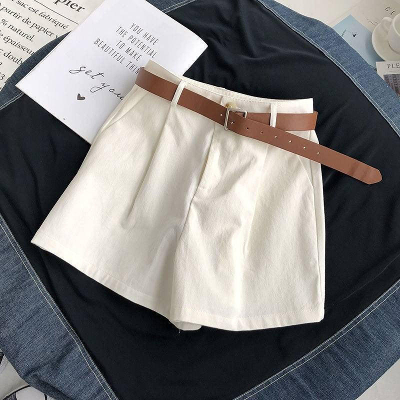 High Waist Wide Leg Women's Shorts