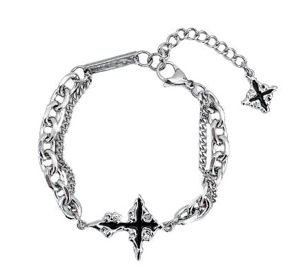 Men's Cross Bracelet Titanium Steel