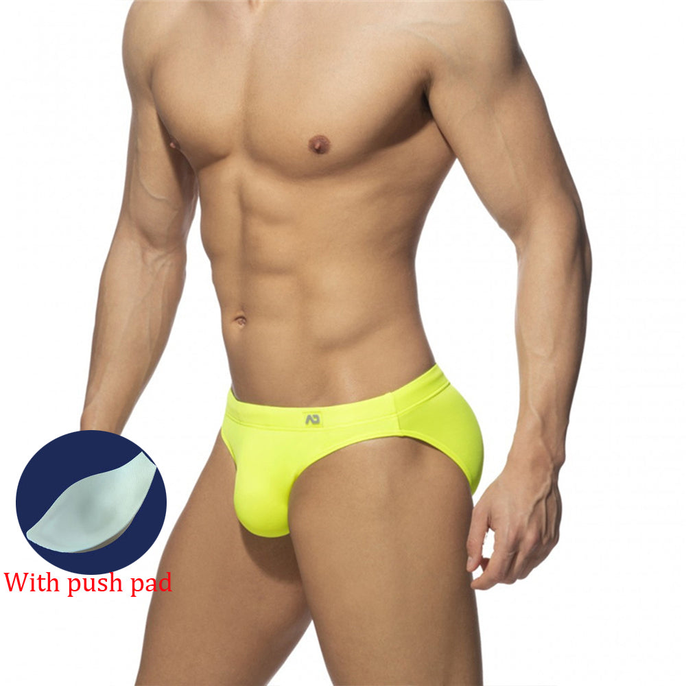 Men's Low-Rise Padded Swim Briefs