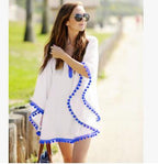 Beach Cover-Up Chiffon Shirt for Women's Vacation Wear