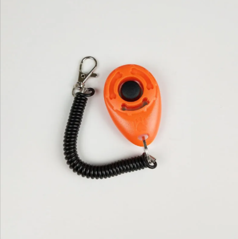 Dog Training Clicker with Wrist Strap, Handheld Button Clicker for Puppy Obedience & Positive Reinforcement Training