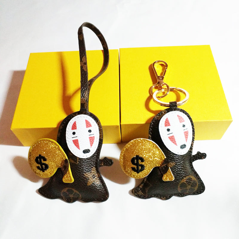Spirited Away No-Face Keychain and Cartoon Charms | Accessory