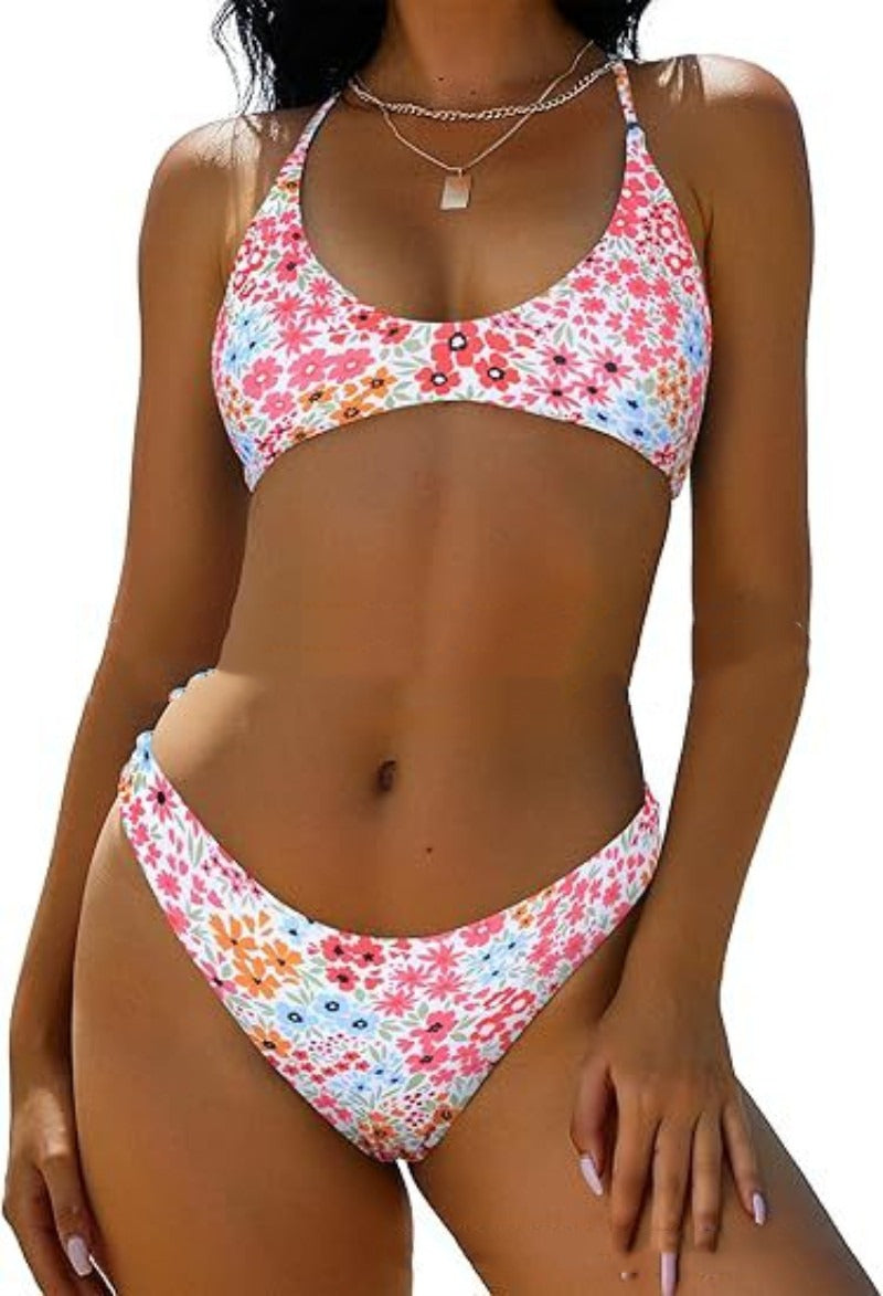 Floral Print Bikini Set