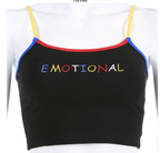 2020 Spring European Style Embroidered Camisole Top