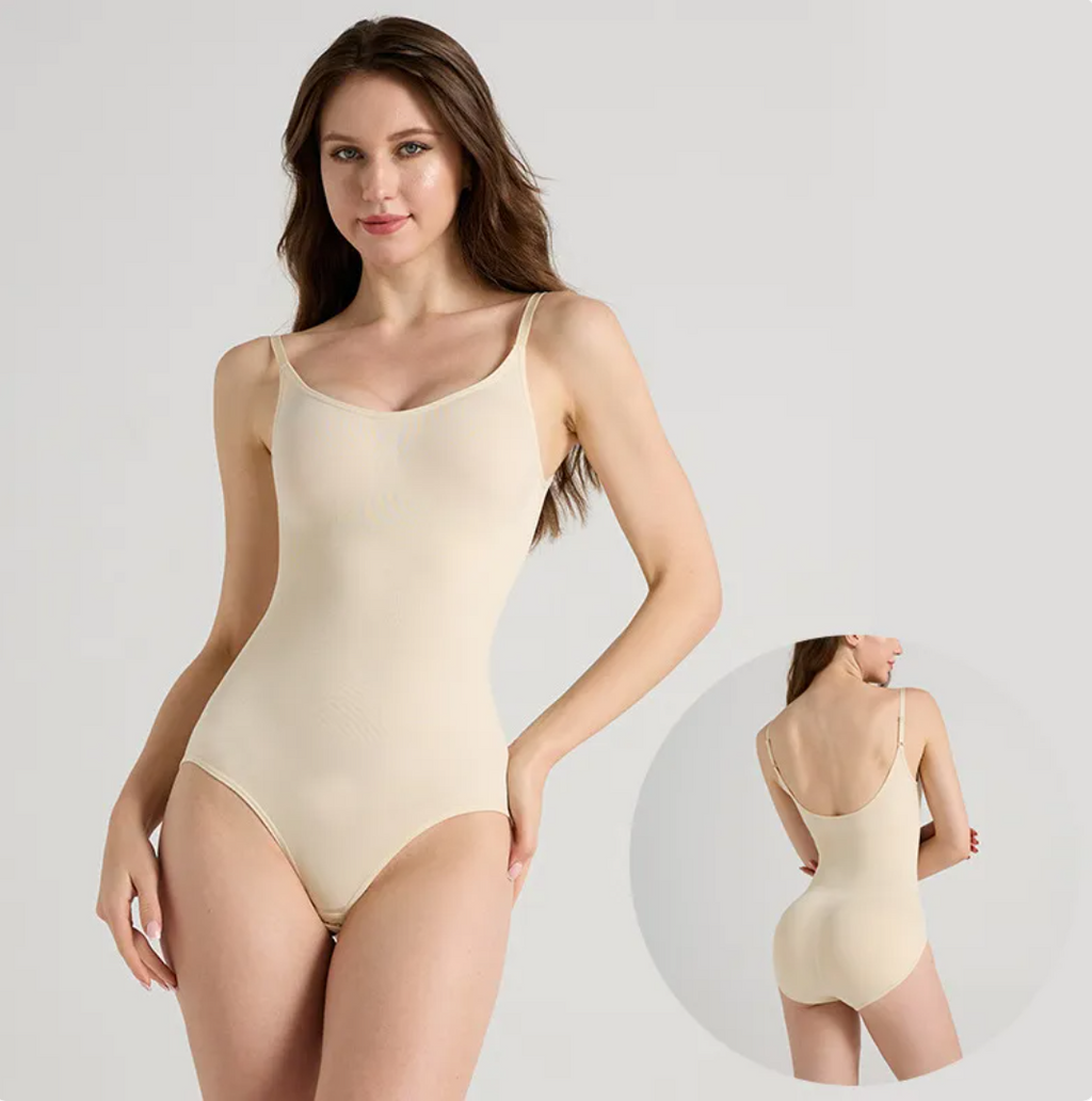 Seamless Tummy-Control Shaping Bodysuit