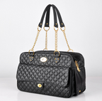 Checkered Pet Carrier Backpack for Dogs and Cats