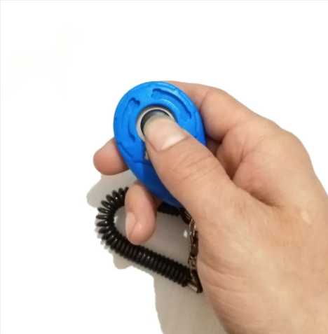Dog Training Clicker with Wrist Strap, Handheld Button Clicker for Puppy Obedience & Positive Reinforcement Training