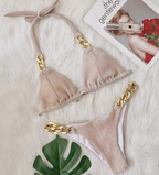 Gold Chain Triangle Bikini Set