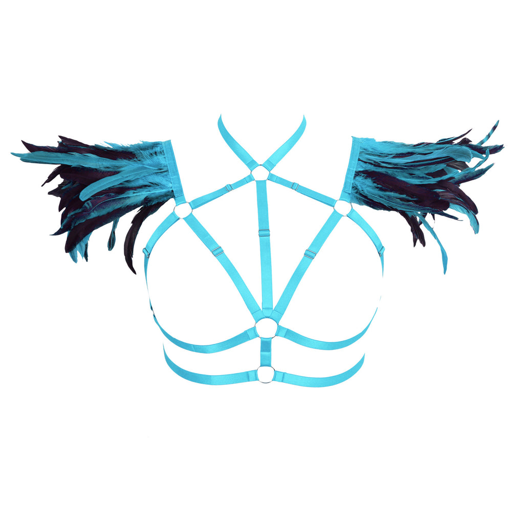 Feather Wing Strappy Cage Body Harness