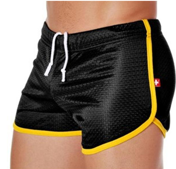 Men's Light Blue Mesh Sports Shorts / Swim Trunks