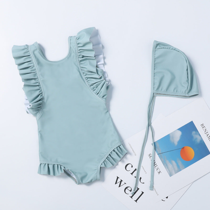 Girls' Ruffle One-Piece Swimsuit