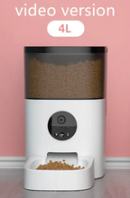 Automatic Pet Feeder with Camera Programmable Timed Cat Dog Food Dispenser 4L 6L Wi-Fi App Portion Control Auto Feeder