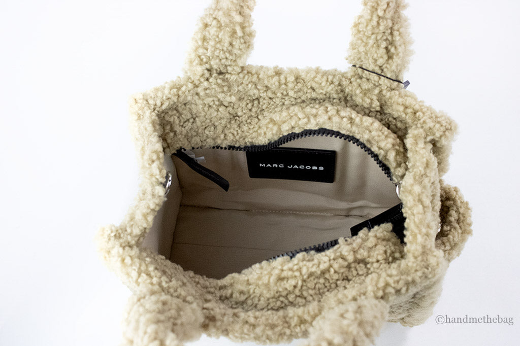 Marc Jacobs The Small Teddy Beige Fabric Tote | Organic Cotton