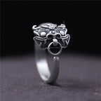 Thai Silver Beast Head Ring