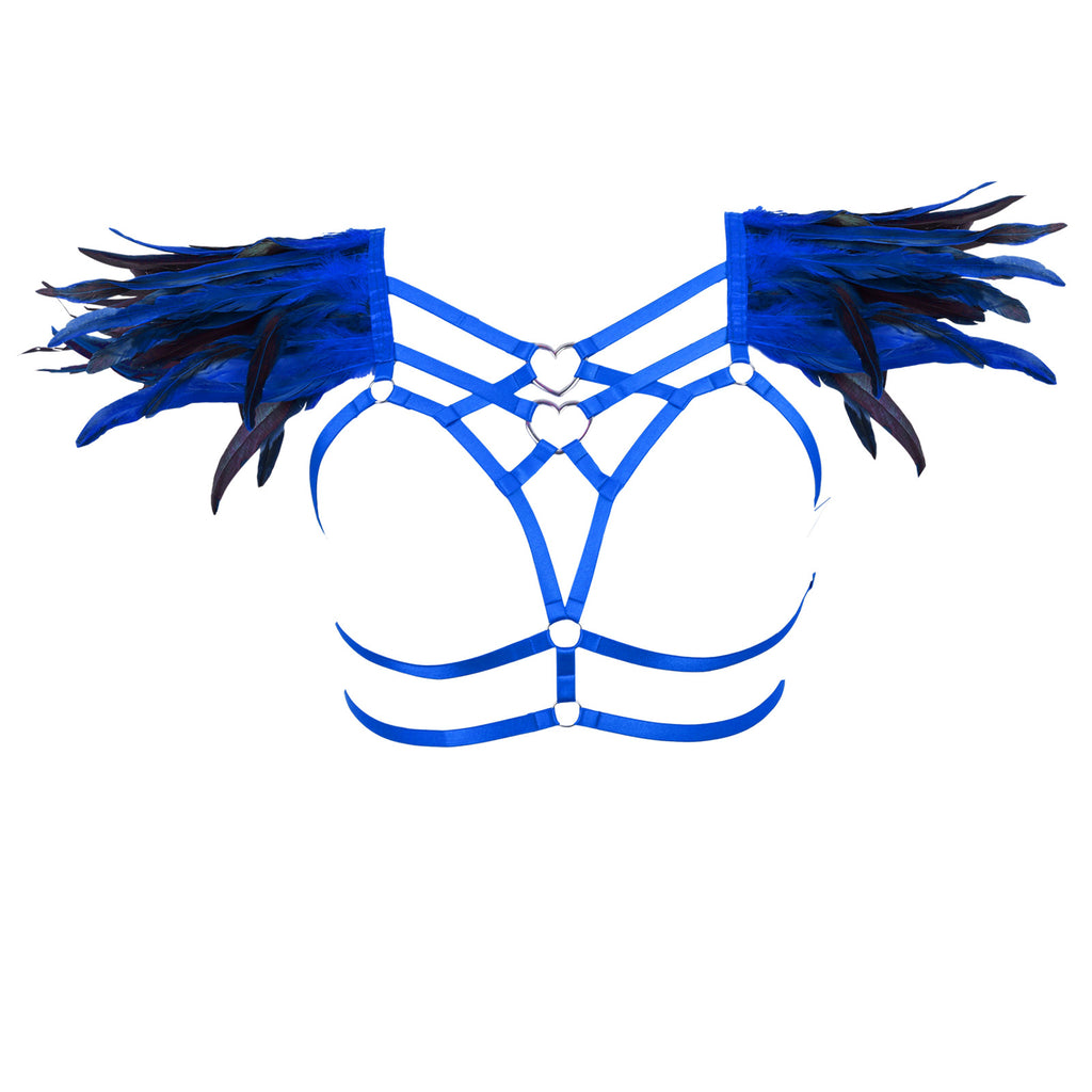 Feather Wing Strappy Cage Body Harness