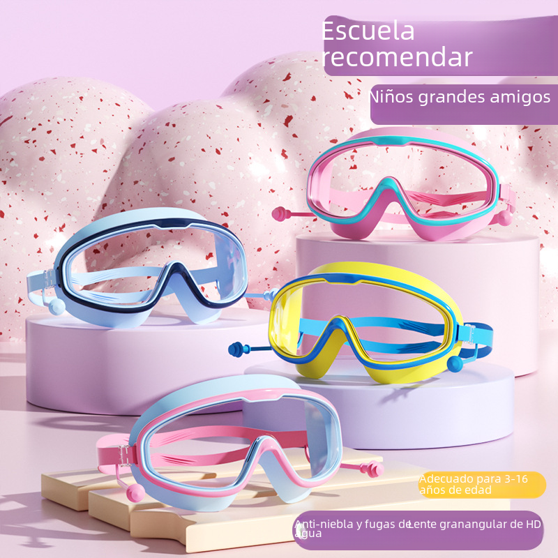 Children's Anti-Fog HD Waterproof Swim Goggles