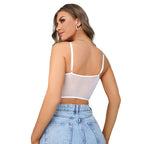 Sheer Floral Lace Underwire Longline Bralette
