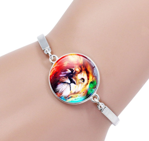Horse Glass Cabochon Bracelet