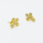Dainty Cross Stud Earrings | Christian Jewelry