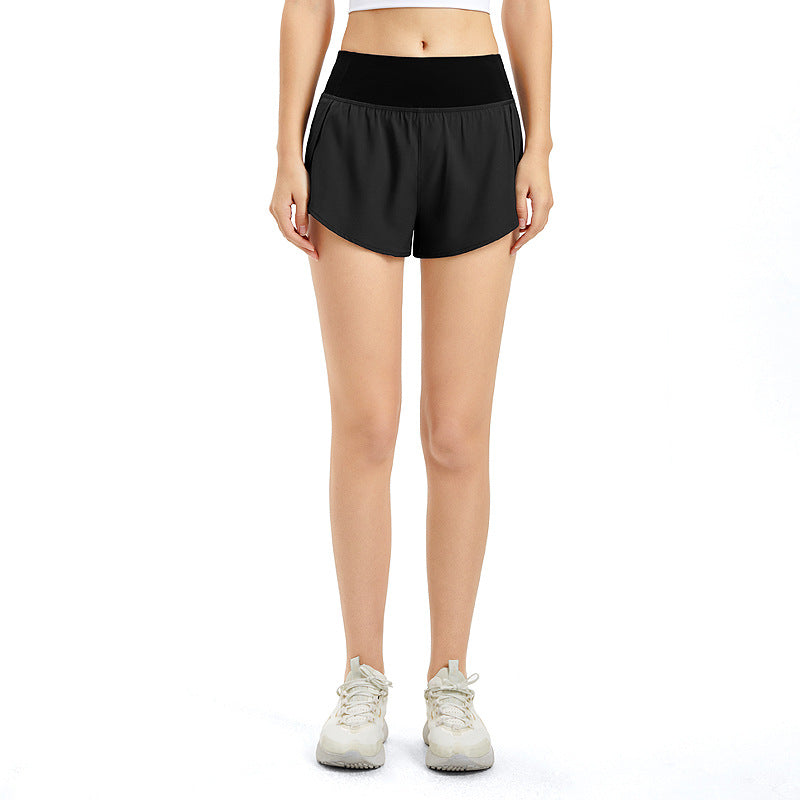 Women's Quick-Drying Sports Shorts with Pockets