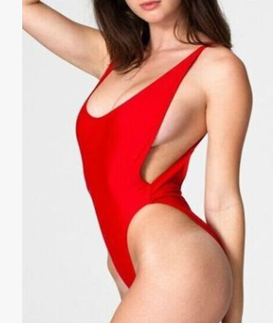 Sexy High-Cut One-Piece Swimsuit