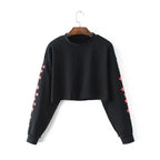 Women's Street Stars Print Crop Top