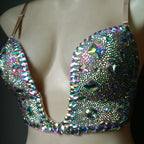Rhinestone Embellished Bikini Top