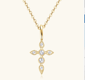 Cross Pendant Necklace Set