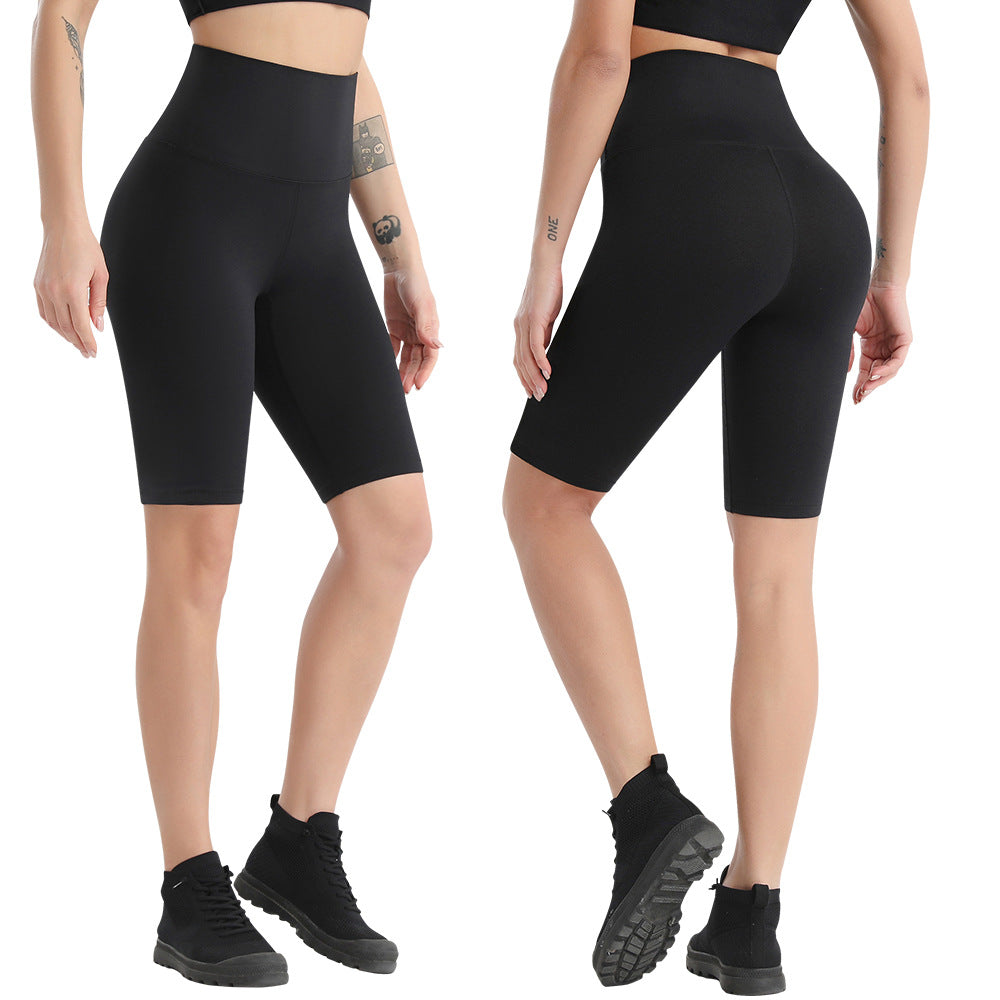 High-Waisted Women's Yoga Shorts for Intense Workouts