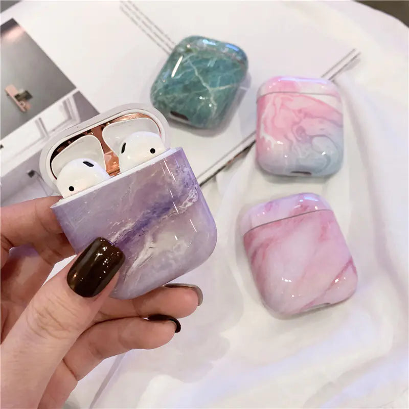 Marble AirPods Case - Simple European Style Protector | Accessory