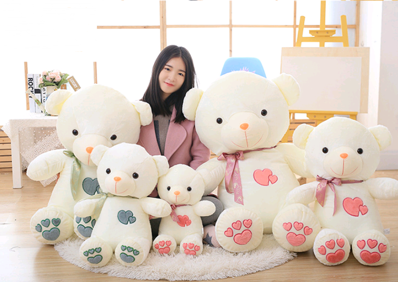 Plush Love Bears Couple Teddy Bear Stuffed Toy | Home Decor
