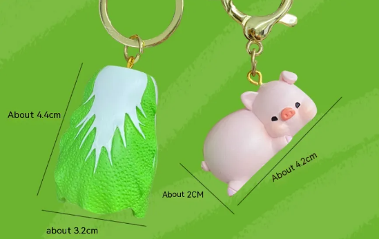 Couple A Pair Of Buckles Creative Keychain | Accessory
