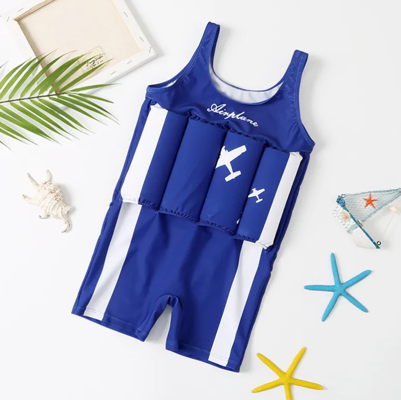 Kids One-Piece Buoyancy Float Swimsuit