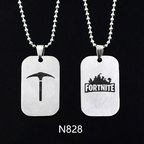 Fortnite Dog Tag Necklace Alloy Pendant Jewelry