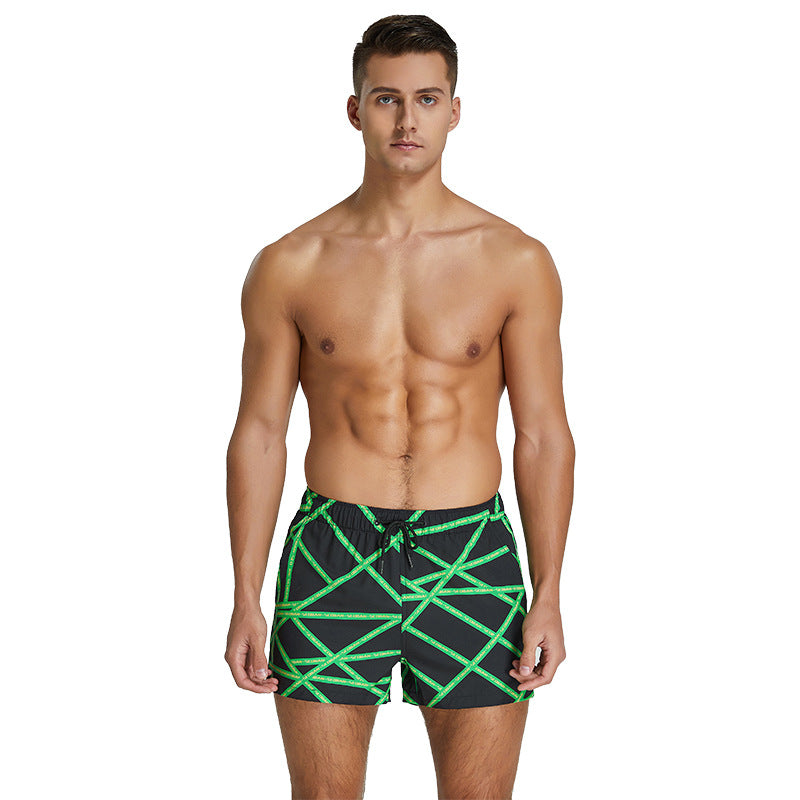 Men's Geometric Print Swim Trunks