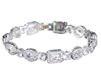 Multi-Shape Zircon Tennis Bracelet
