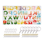 Letter Mould Keychain Epoxy Craft Kit | Accessory