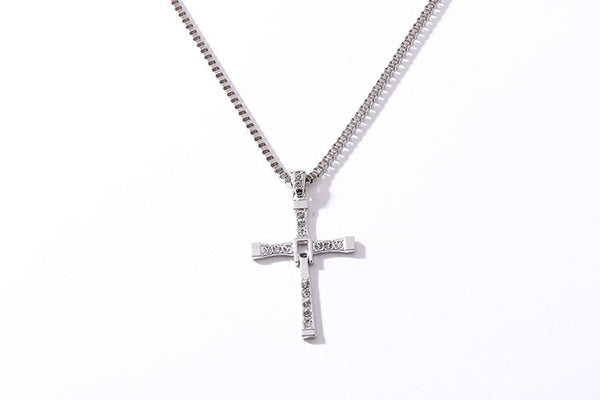 High-Quality Cross Pendant Necklace for Men