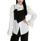Irregular Black Camisole Women's New Inner Top