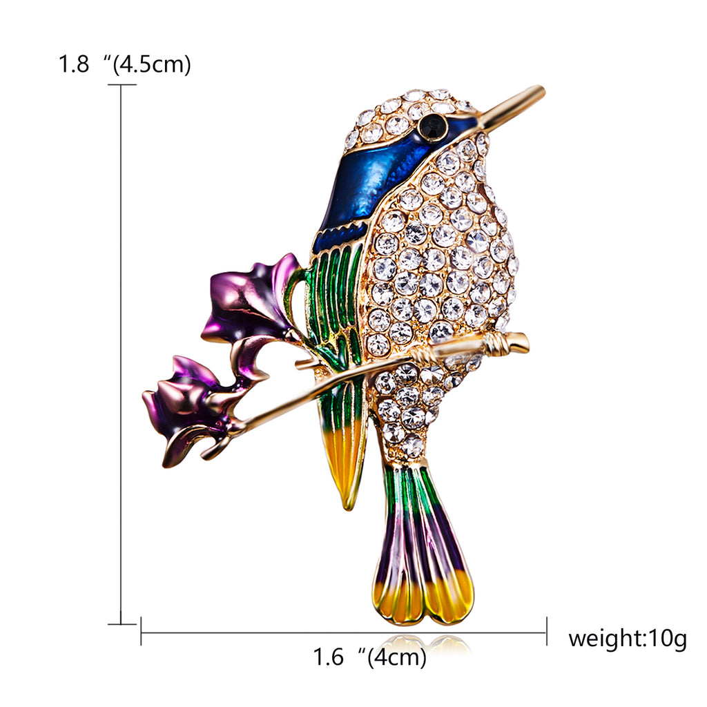 Floral Bird and Butterfly Insect Brooch Collection