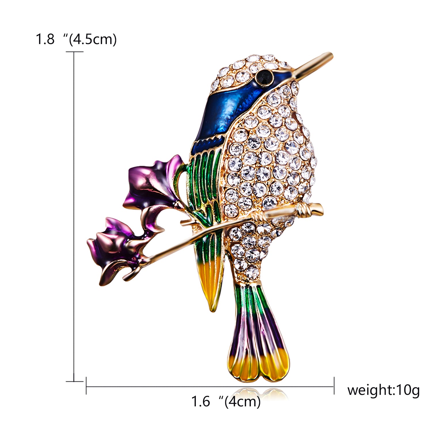 Floral Bird and Butterfly Insect Brooch Collection
