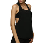 Summer Women's Sheer Sleeveless Sport Tank Top