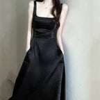 Artistic Tank Top Suspender Dress for Women