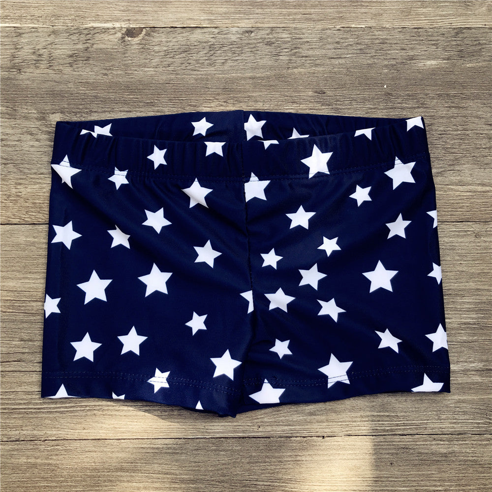 Kids' Star Print Swim Trunks