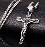 Jesus Crucifix Cross Pendant Necklace | Christian Jewelry