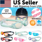 Anti-Fog UV Mirrored Swimming Goggles